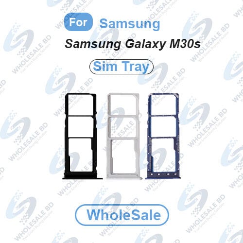 Samsung Galaxy M30s SIM Tray Replacement Slot Holder Sim Slot /SD Card Tray /Holder Card compatible Repair Parts (Wholesale) - Price in Bangladesh
