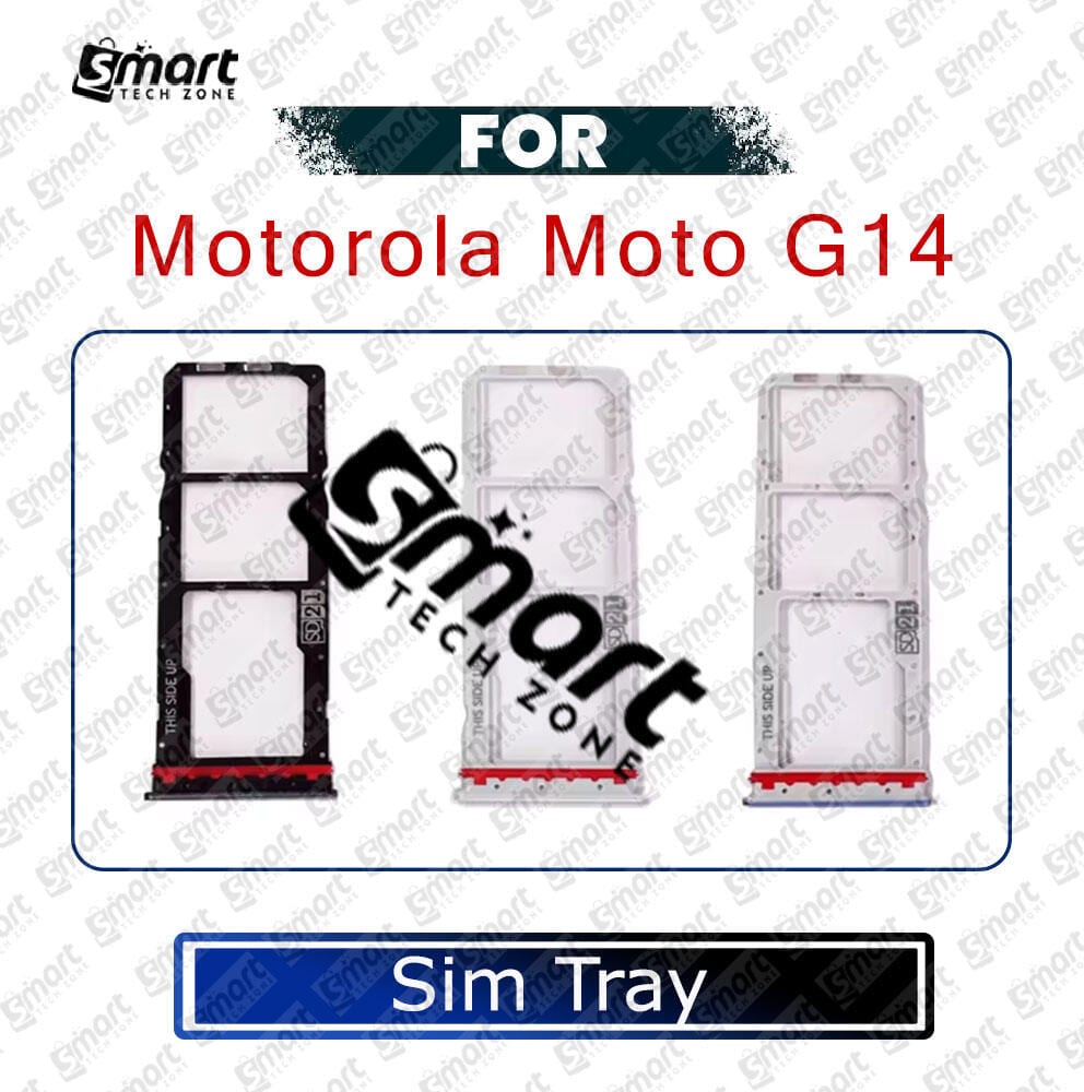 SIM Card Tray Holder For Motorola Moto G14 Sim Card Slot Reader Adapter Parts - Price in Bangladesh
