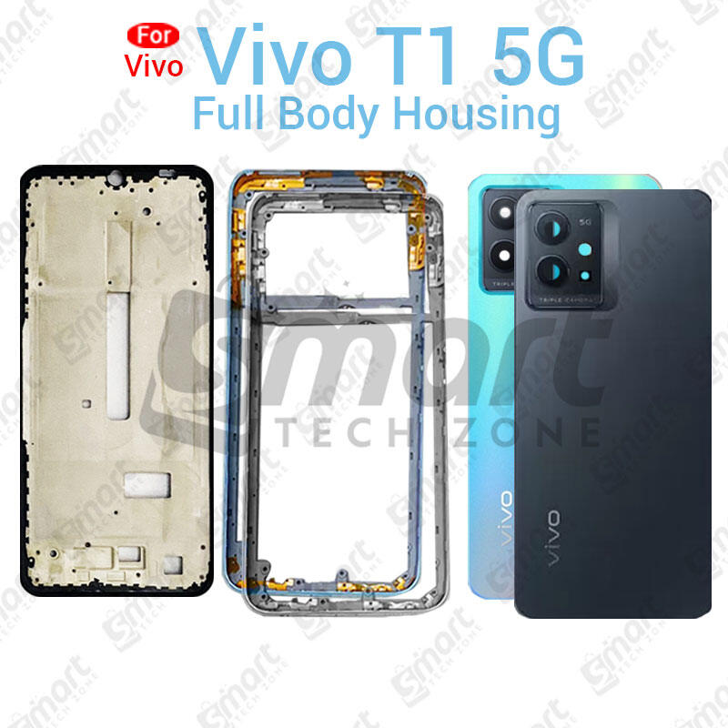 Vivo For Vivo T1 5G Full Body Housing With Camera Glass (LCD Frame, Side/Middle Frame, Back Panel/Backshell) Back Panels & Housings Price in Bangladesh - Mobile.com.bd