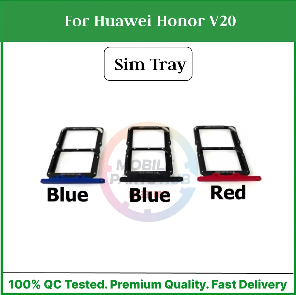 Huawei Honor V20 Sim Tray Micro SD Card Slot with Sim Ejector Pin Replacement Part Sim Trays & Ejector Pins Price in Bangladesh - Mobile.com.bd