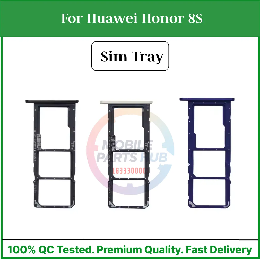 Huawei Honor 8S Sim Tray Micro SD Card Slot with Sim Ejector Pin Replacement Part Sim Trays & Ejector Pins Price in Bangladesh - Mobile.com.bd