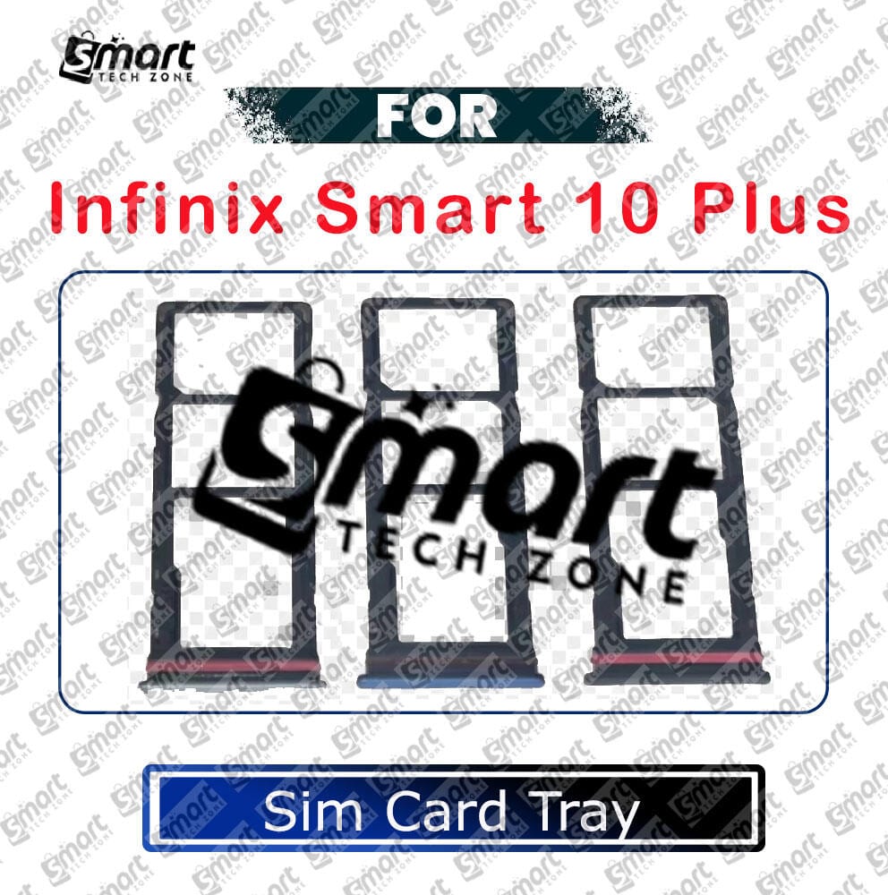 For Infinix Smart 10 Plus Sim Tray Micro SD Card Slot with Sim Ejector Pin Replacement Parts - Price in Bangladesh