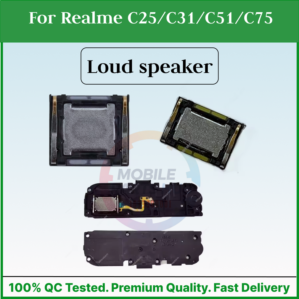 Loud Speaker Sound Buzzer For Realme C25/C31/C51/C75 Ringer Replacement Part