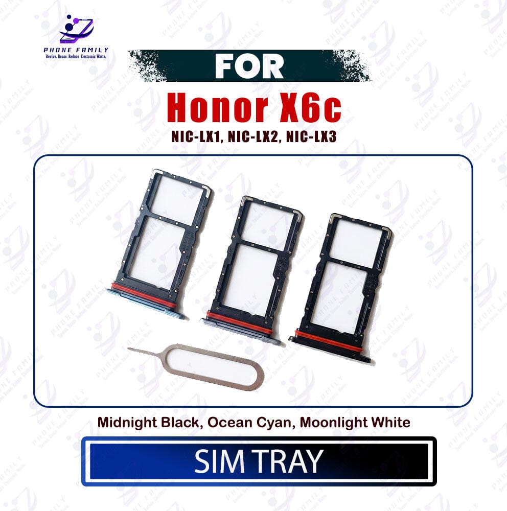 Honor X6c Sim Tray / Sim Slot /SD Card Tray /Holder Card compatible Replacement Parts - Price in Bangladesh