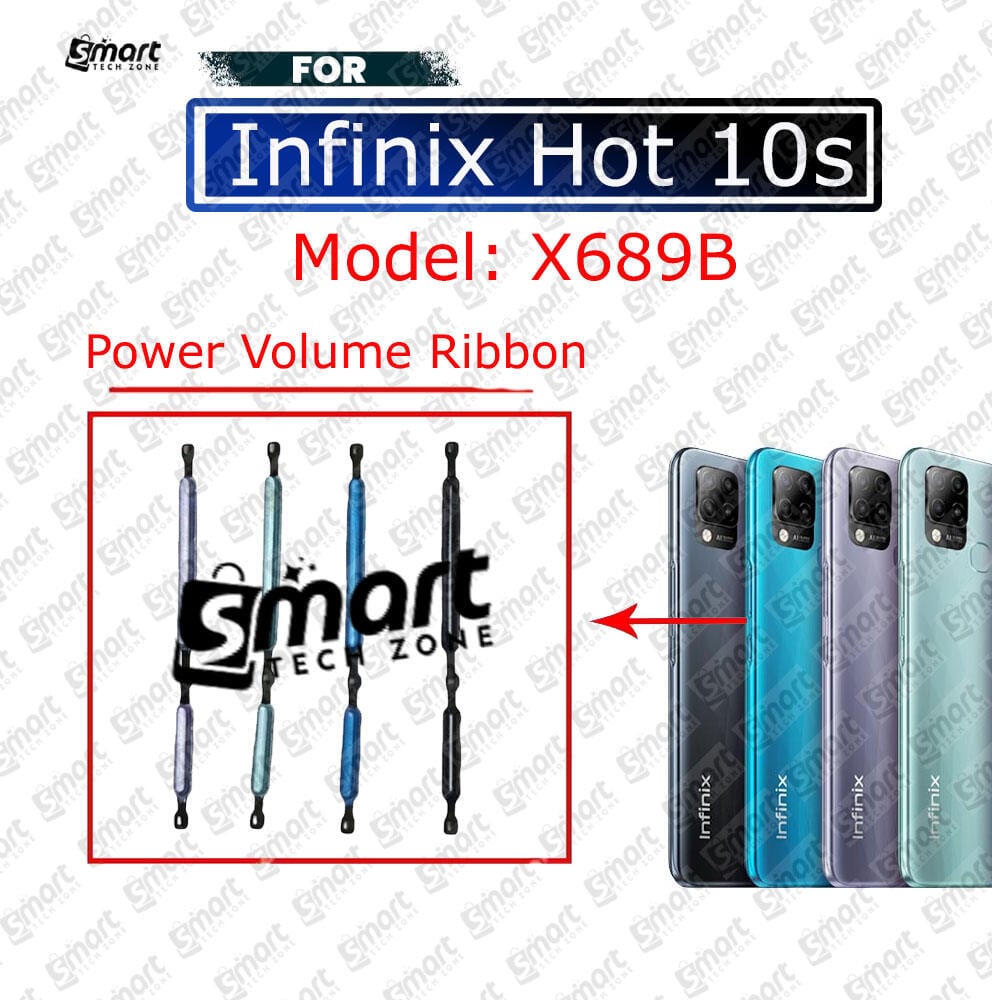 Power Volume OutSide Key Side Button For Infinix Hot 10s X689B External Volume Button + Power ON OFF - Price in Bangladesh