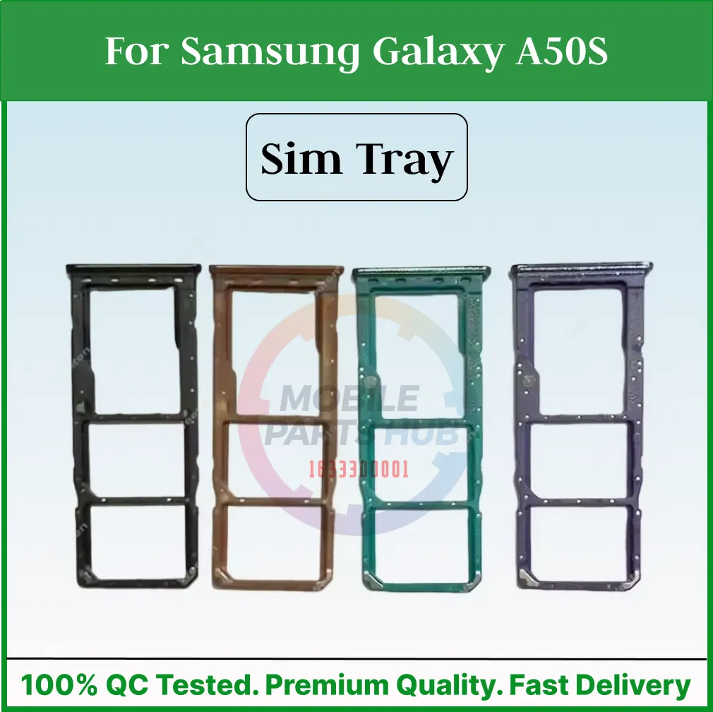 Samsung Galaxy A50S Sim Tray Micro SD Card Slot with Sim Ejector Pin Replacement Parts Sim Trays & Ejector Pins Price in Bangladesh - Mobile.com.bd