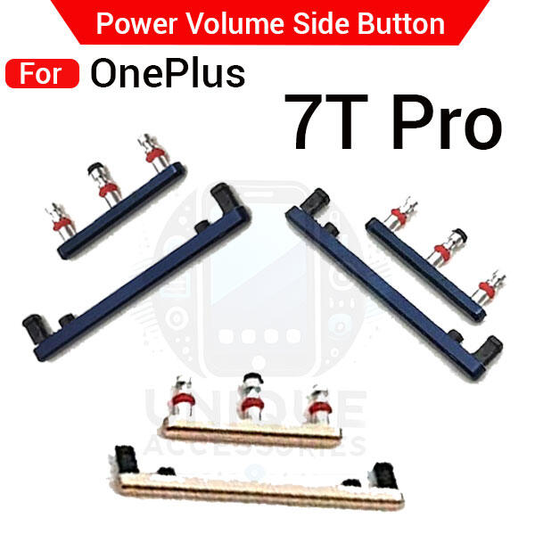 OnePlus Compatible with OnePlus 7T Pro External Side Buttons Power On Off + Volume Control Button Outside Side Keys Buttons & Key Parts Price in Bangladesh - Mobile.com.bd