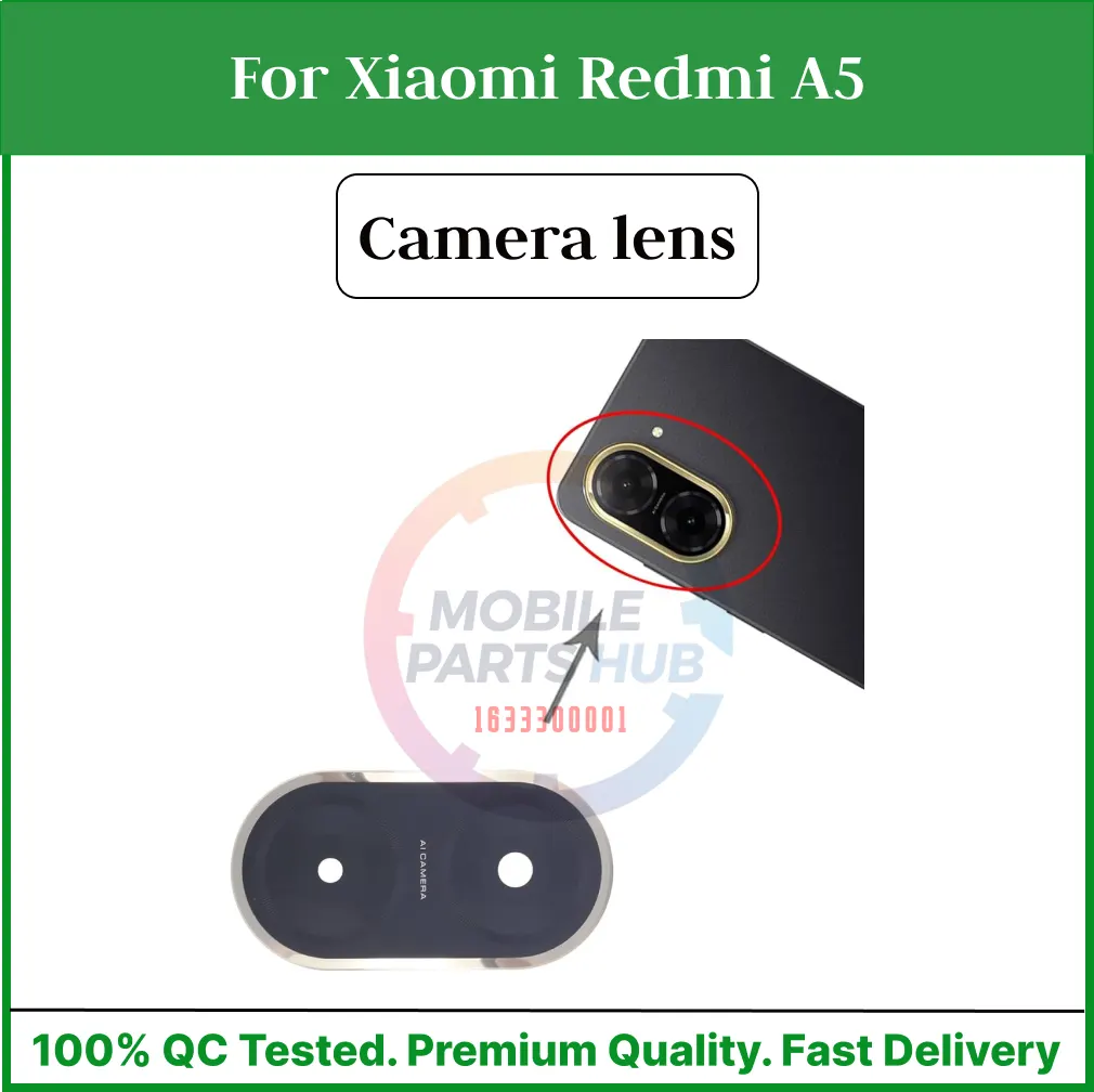 Camera Main Glass Lens for Xiaomi Redmi A5 Replacement Part (Not Tempered Camera Glass Protector) - Price in Bangladesh