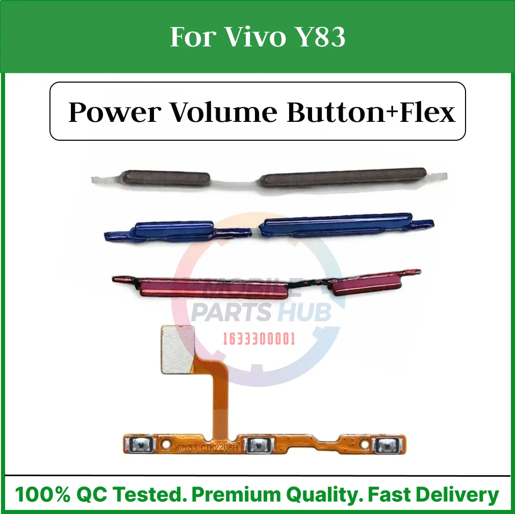 Vivo Y83  Power on / off Switch Button Side Volume Up Down Buttons +Flex Cable Replacement Parts - Price in Bangladesh