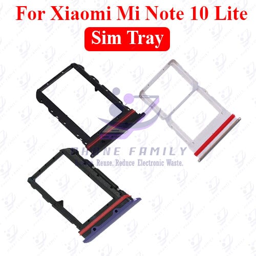 For Xiaomi Mi Note 10 Lite Sim Slot /SD Card Tray /Holder Card compatible - Price in Bangladesh