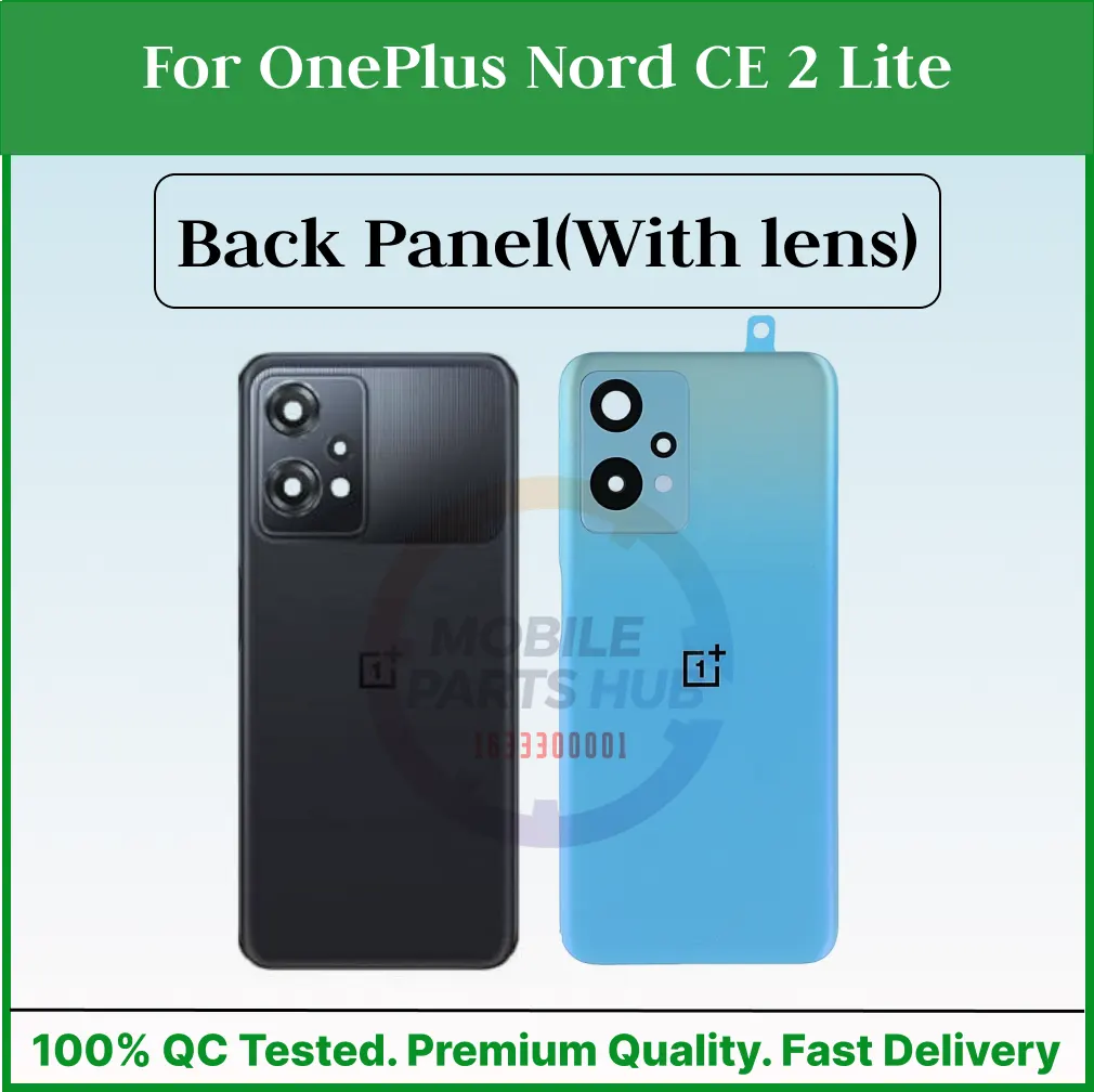 For onePlus Nord CE 2 Lite Back Panel/Backshell/ Casing +Camera Lens With Logo-All Colors Available Back Panels & Housings Price in Bangladesh - Mobile.com.bd