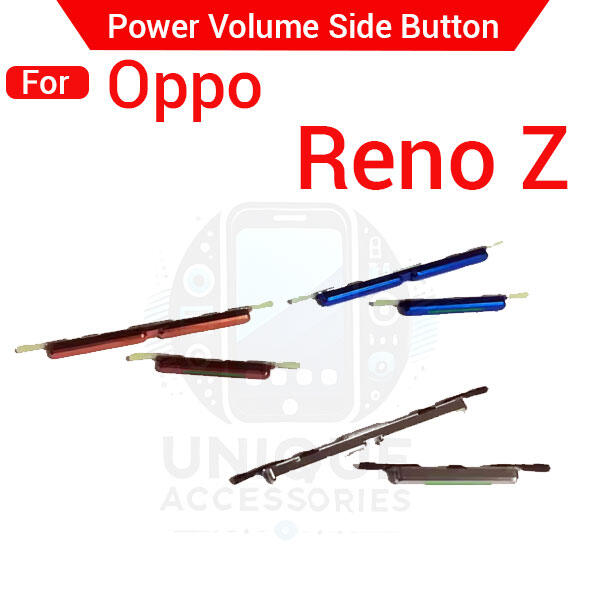 Compatible with Oppo Reno Z External Side Buttons Power On Off + Volume Control Button Outside Side Keys - Price in Bangladesh