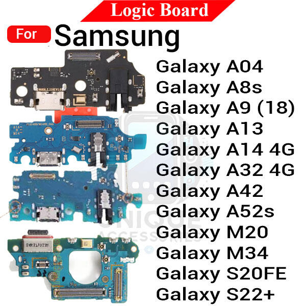 Samsung Charging Logic Board For Samsung Galaxy A04 A8s A9 (18) A13 A14 5G A32 4G A42 A52s M20 M34 S20FE S22 Plus Charging Port USB Plug PCB Dock Connector Spare parts Charging Port Parts Price in Bangladesh - Mobile.com.bd