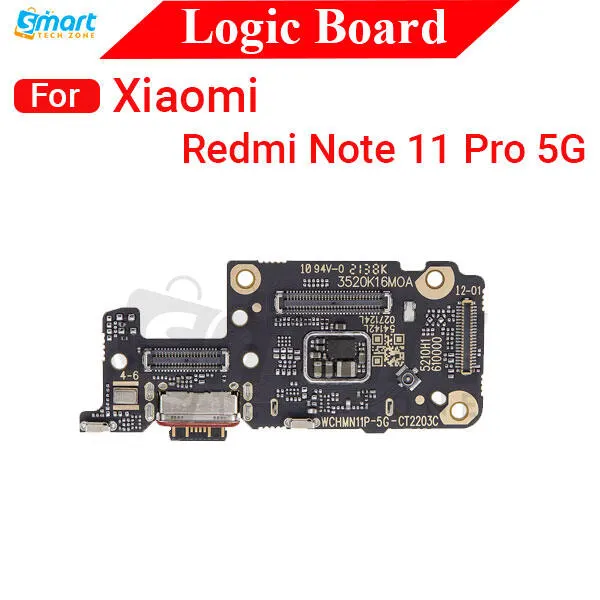 Charging Logic Board For Xiaomi Redmi Note 11 Pro 5G Charging Port USB Plug PCB Dock Connector Spare parts Charging Port Parts Price in Bangladesh - Mobile.com.bd