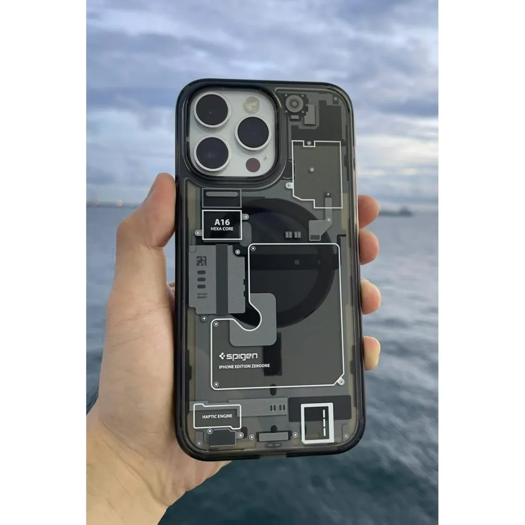 Spigen Ultra Hybrid Magfit Back Cover Case Compatible With Magsafe Designed For Iphone 13 Pro (Tpu + Poly Carbonate | Zero One) Phone Cases & Covers Price in Bangladesh - Mobile.com.bd