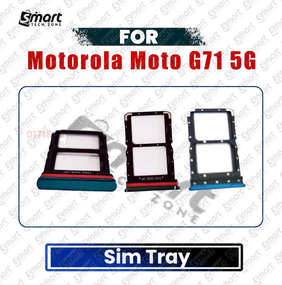 SIM Card Tray Holder For Motorola Moto G71 5G Sim Card Slot Reader Adapter Parts - Price in Bangladesh
