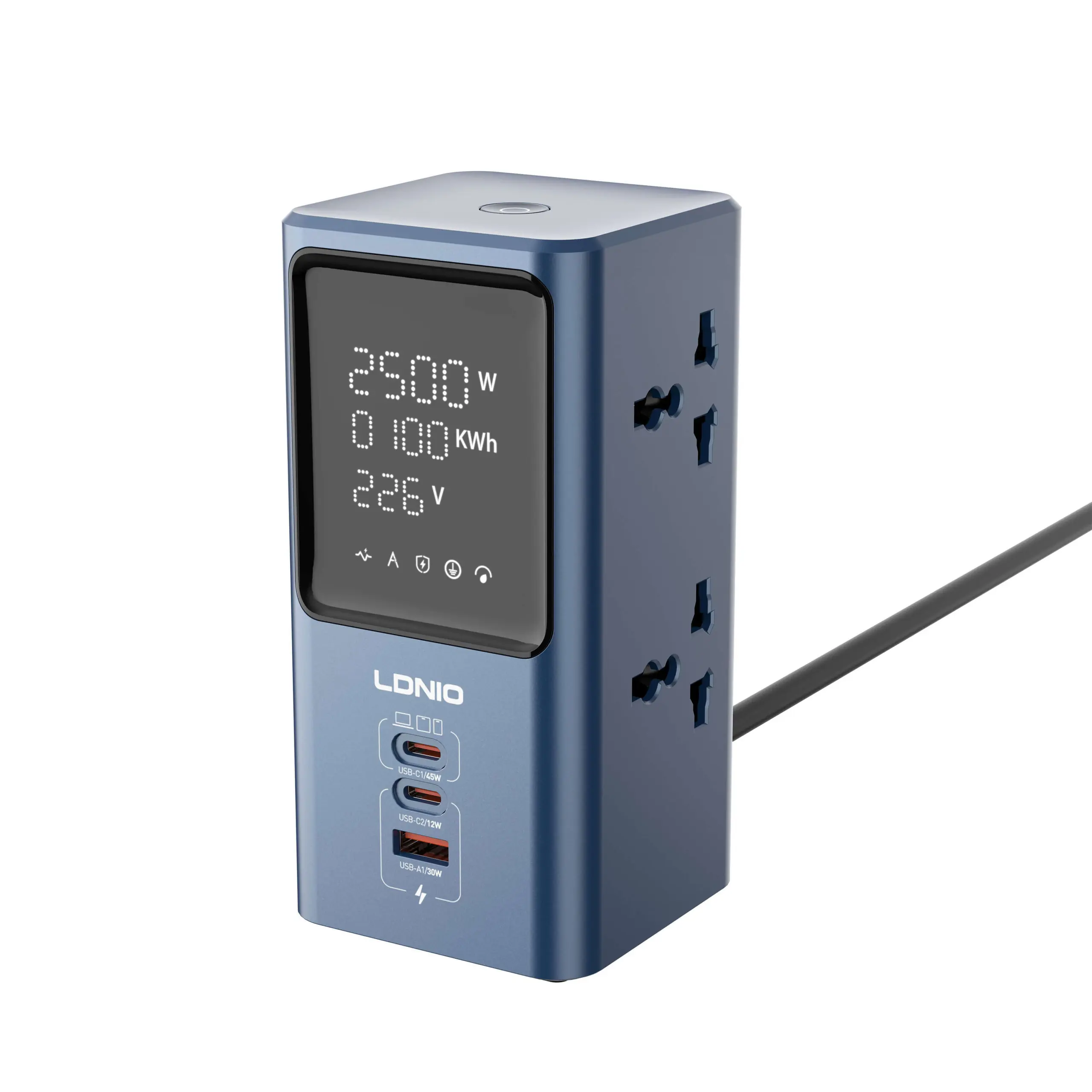 LDNIO SC2 Tower Extension Power Socket Cable & Adapters Price in Bangladesh - Mobile.com.bd