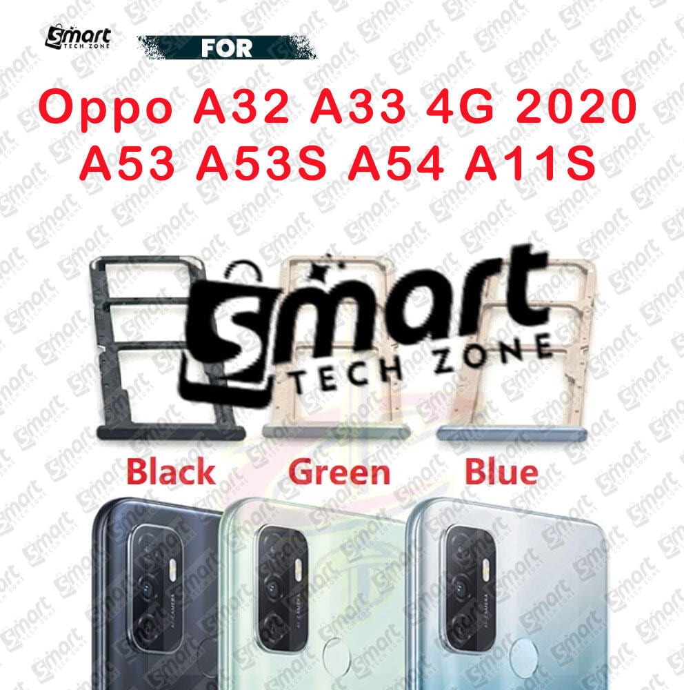For Oppo A32 A33 4G 2020 A53 A53S A54 A11S Sim Tray Micro SD Card Slot with Sim Ejector Pin Replacement Parts - Price in Bangladesh