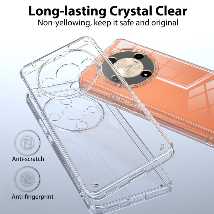 Anti Yellow Clear Back Cover Case for HONOR X9B With Full Camera Protection - Price in Bangladesh