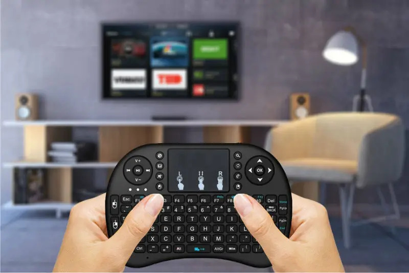 Mini Wireless Keyboard with Touchpad RGB Backlit Air Mouse for Smart TV Android TV Box PC and Laptop - Price in Bangladesh