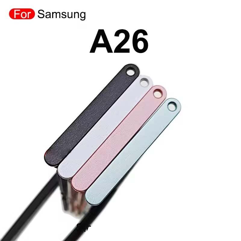 For Samsung Galaxy A26 SM-A266 Sim Tray Micro SD Card Slot with Sim Ejector Pin Replacement Parts - Price in Bangladesh