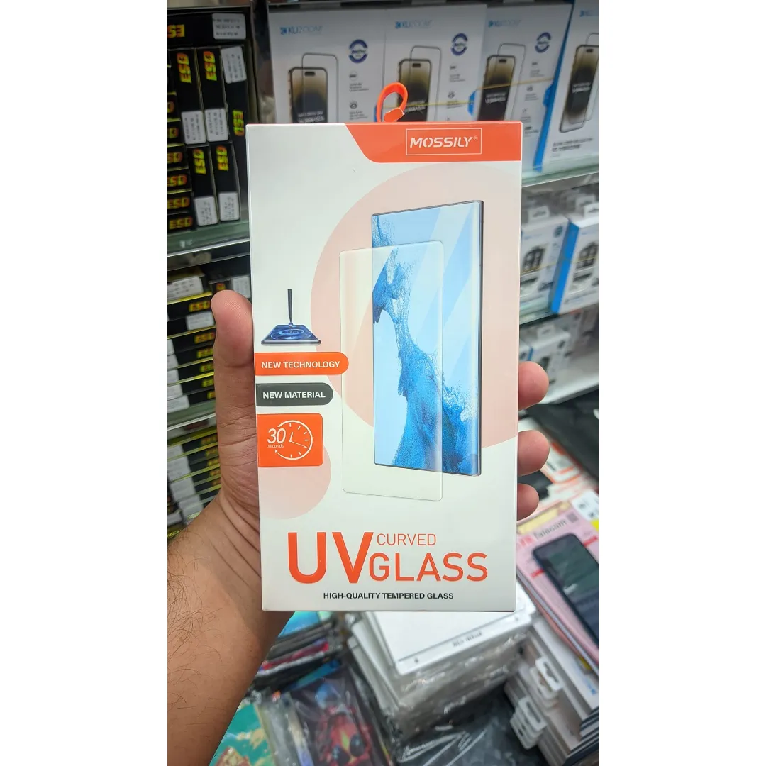 Mossily Uv Curved Screen Tempered Glass Film Protector For Realme 10 Pro+ / Realme 11 Pro/ Realme 11 Pro+/Realme 12 Pro/Realme 12 Pro+/Realme 13 Pro/Realme 13 Pro+ - Price in Bangladesh