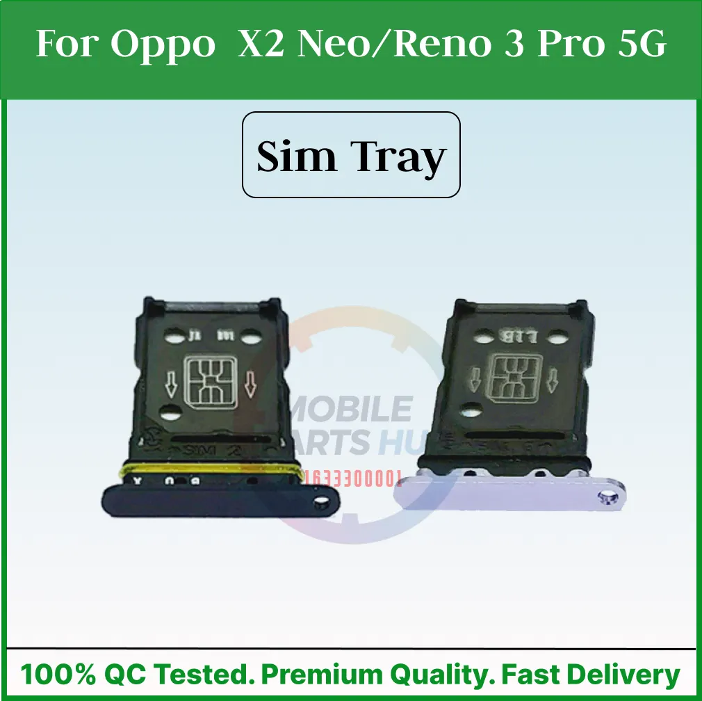 Oppo Find X2 Neo/ Oppo Reno 3 Pro 5G Sim Card Slot Holder with Sim Ejector Pin Replacement Part Mobile Parts & Accessories Price in Bangladesh - Mobile.com.bd