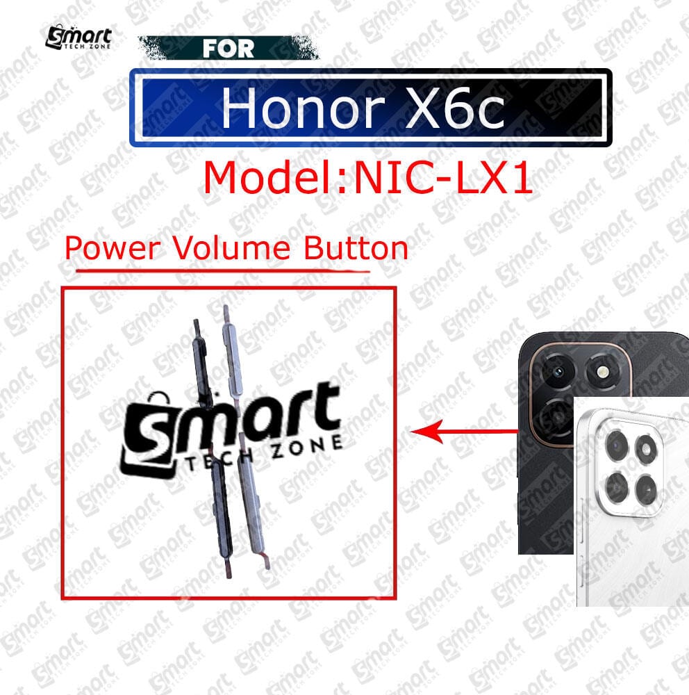 Power Volume OutSide Key Side Button For Huawei Honor X6c External Volume Button + Power ON OFF - Price in Bangladesh