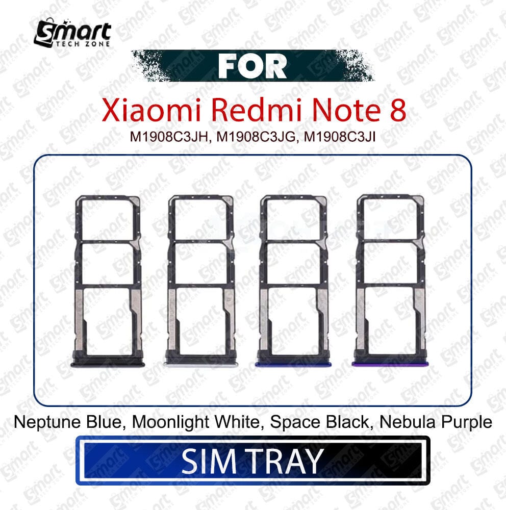 Xiaomi Redmi Note 8 SIM Card Tray Holder – Replacement Part - Price in Bangladesh