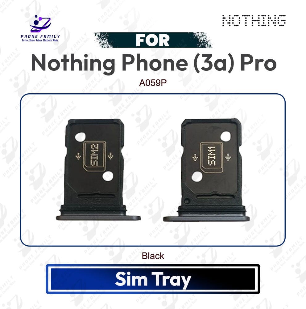 Nothing Phone (3a) Pro Tray / Sim Slot /SD Card Tray /Holder Card compatible Replacement Parts | A059P - Price in Bangladesh