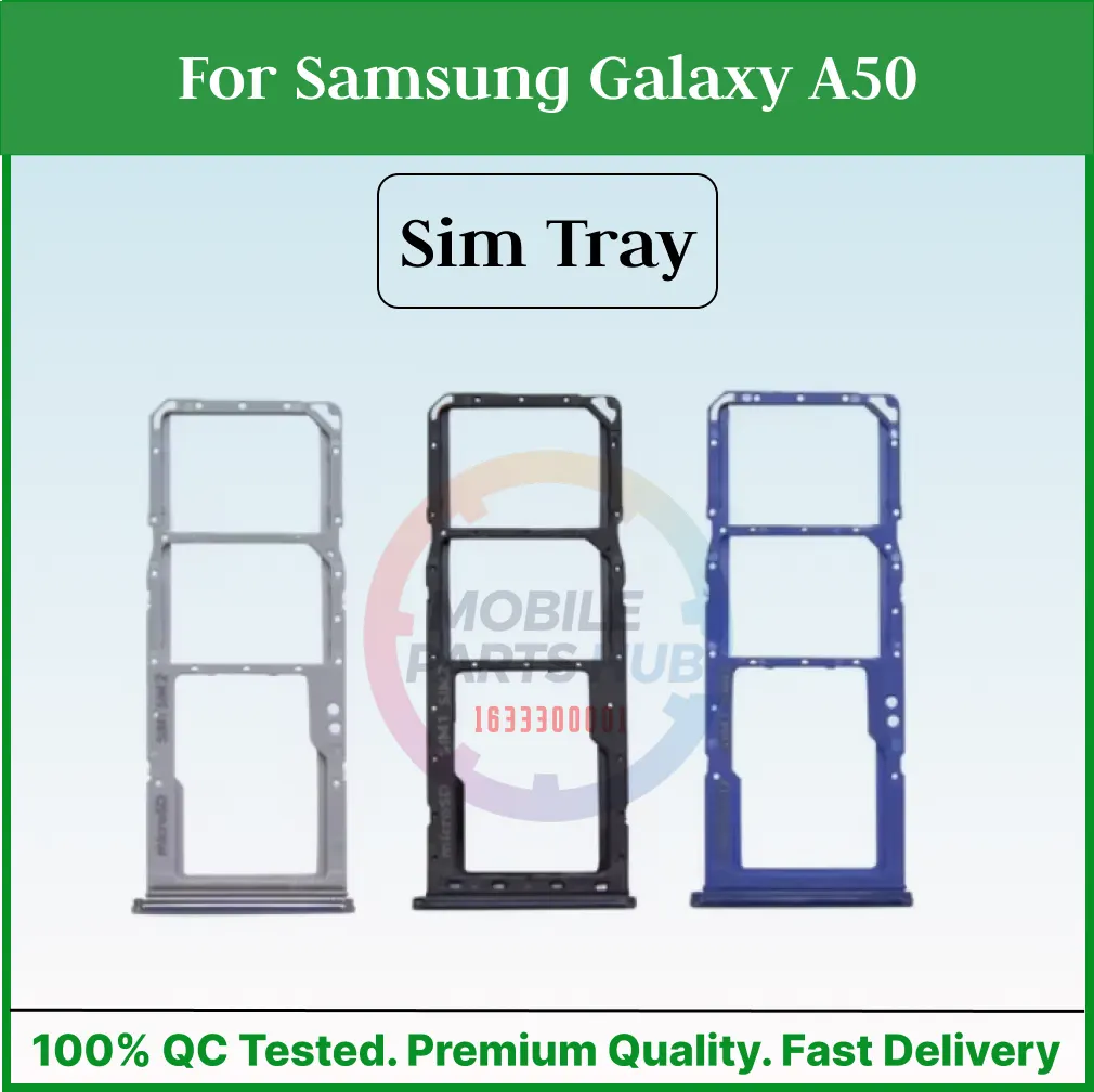 For Samsung Galaxy A50 Sim Tray Micro SD Card Slot with Sim Ejector Pin Replacement Parts Sim Trays & Ejector Pins Price in Bangladesh - Mobile.com.bd