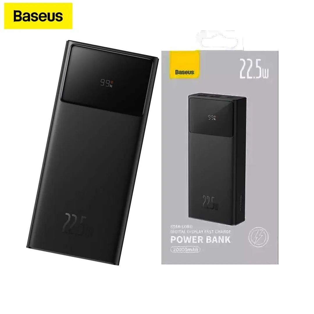 Baseus Power Bank 30000mAh 22.5W Star Lord Digital Display Power Banks Price in Bangladesh - Mobile.com.bd