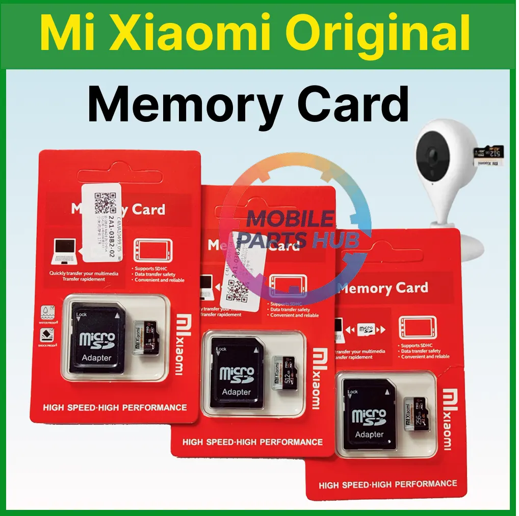 Micro SD Memory Card Original Mi Xiaomi TF/SD 128GB 256GB 512GB 1TB 2TB Mini Memory Card Class10 For Camera/Phone 2025 NEW For Camera Surveillance Devices Mobile Parts & Accessories Price in Bangladesh - Mobile.com.bd