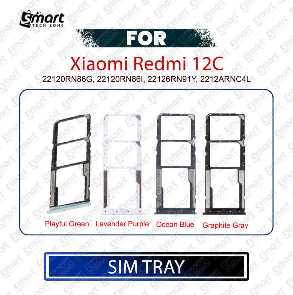 Xiaomi Redmi 12C SIM Card Tray Holder / SIM Slot – Replacement Part - Price in Bangladesh