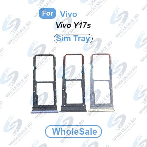 Vivo Y17s SIM Tray Replacement Slot Holder Sim Slot /SD Card Tray /Holder Card compatible with Sim Ejector Pin Replacement Parts (Wholesale) - Price in Bangladesh