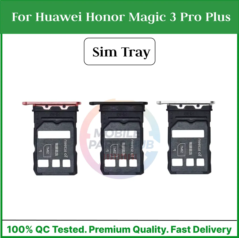 Huawei Honor Magic 3 Pro Plus  Sim Tray Micro SD Card Slot with Sim Ejector Pin Replacement Part Sim Trays & Ejector Pins Price in Bangladesh - Mobile.com.bd