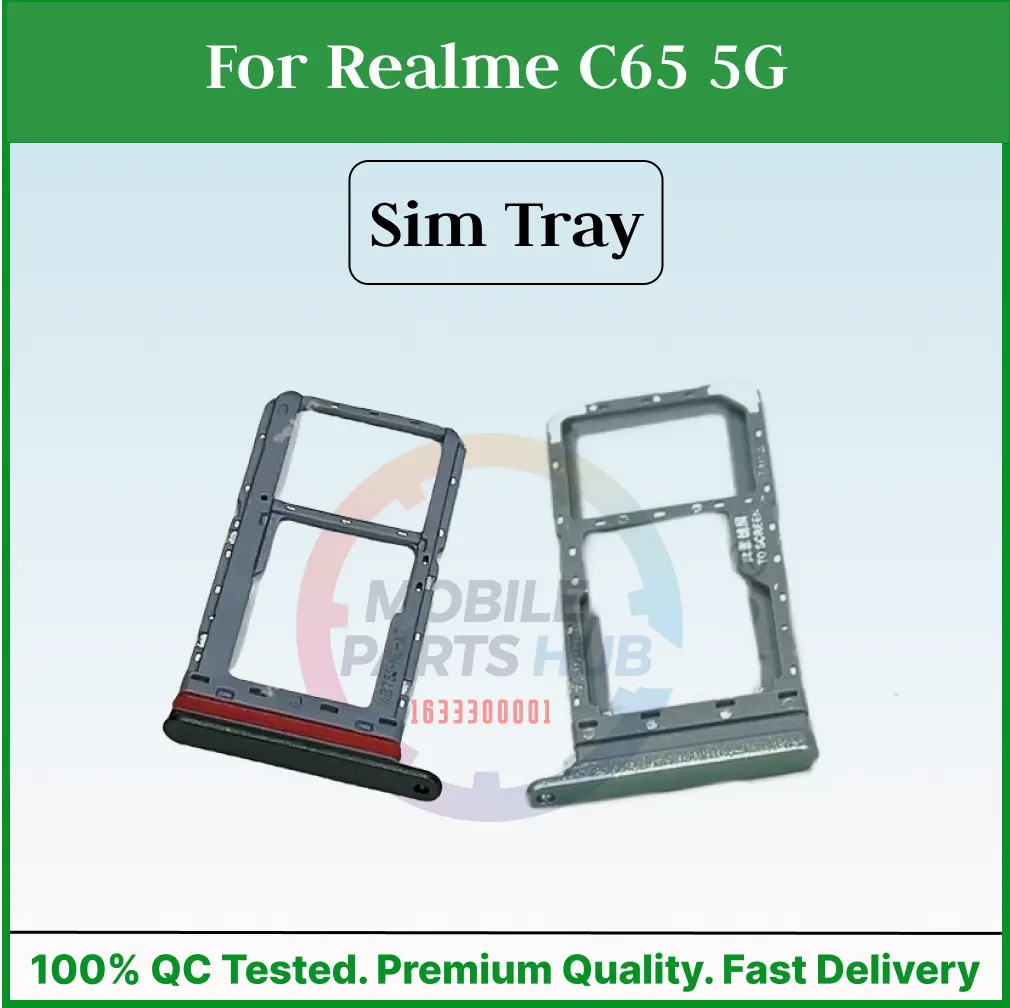 Realme C65 5G Sim Tray Micro SD Card Slot with Sim Ejector Pin Replacement Part Sim Trays & Ejector Pins Price in Bangladesh - Mobile.com.bd