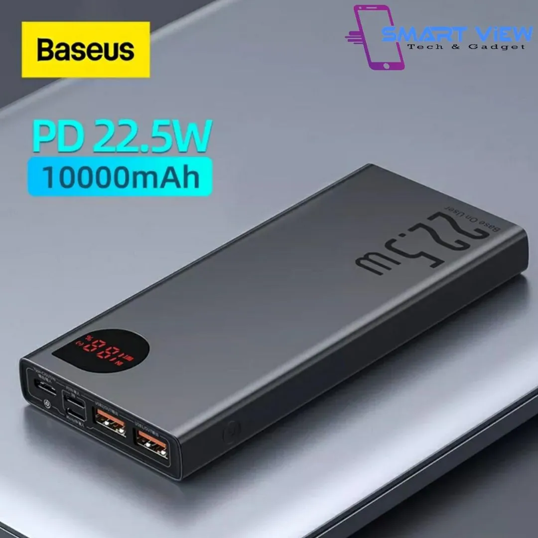Baseus Adaman Metal 22.5W Power Bank 10000 mAh Power Banks Price in Bangladesh - Mobile.com.bd