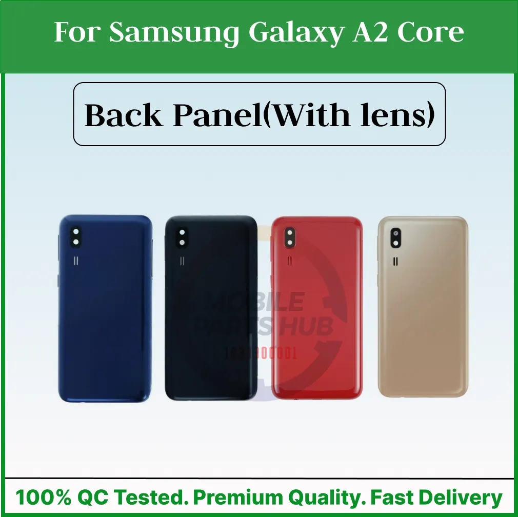 For Samsung Galaxy A2 Core Back Panel/Backshell/ Casing +Camera Lens+Side Button With Logo-All Colors Available Back Panels & Housings Price in Bangladesh - Mobile.com.bd