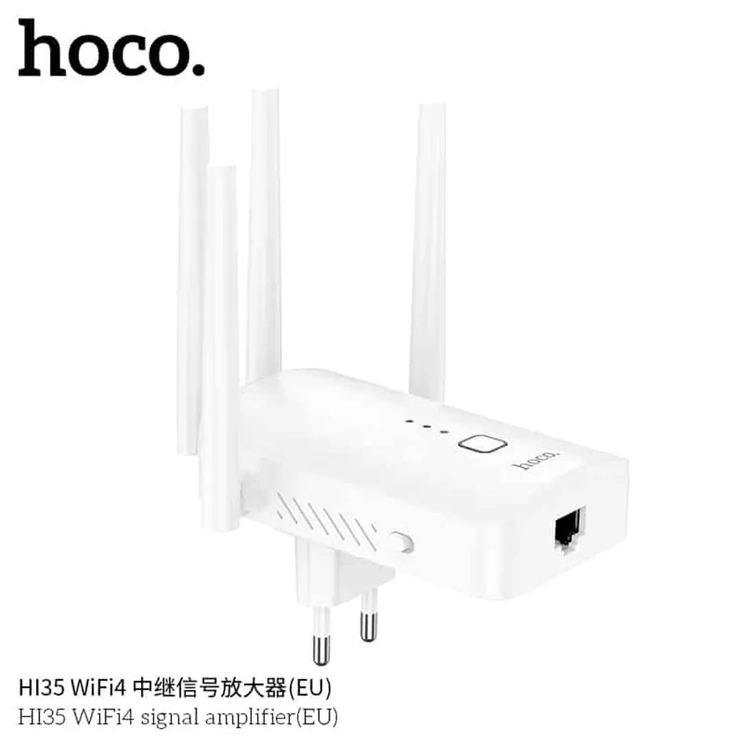 Hoco HI35 Wifi Range Extender Mobile Accessories Price in Bangladesh - Mobile.com.bd