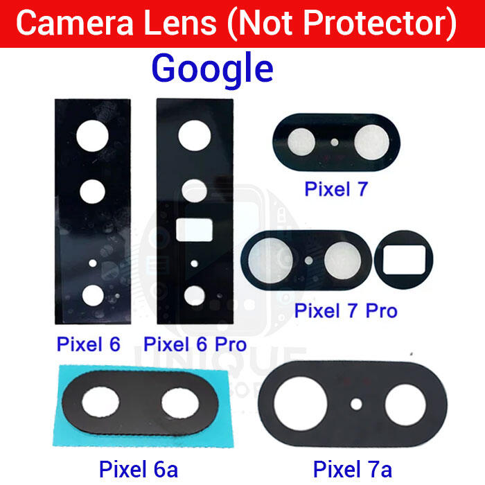 Main Rear Camera Glass Lens for Google Pixel 6 6a 6 Pro 7 7a 7 Pro Replacement Part (Not Tempered Camera Glass Protector) - Price in Bangladesh