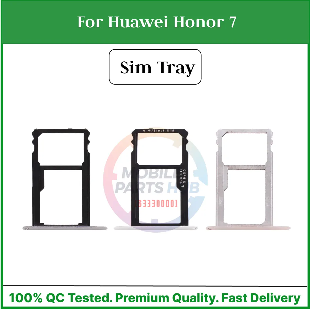Huawei Honor 7 Nano Sim Card Tray Holder Sim Adaptor With Free Sim Ejector Pin Replacement Part - Price in Bangladesh