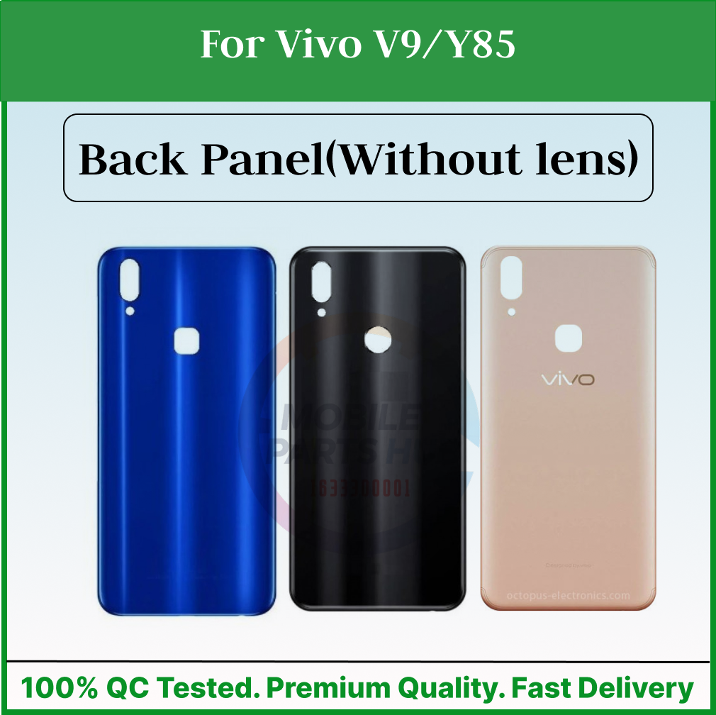 For Vivo V9/Y85 Back Panel/Backshell/ Casing +Side Button With Logo-All Colors Available