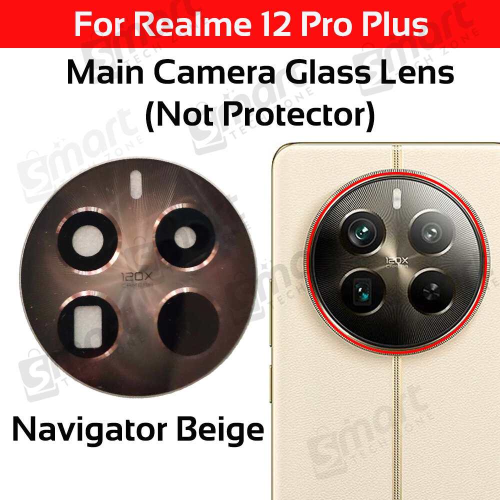 Camera Glass Lens for Realme 12 Pro Plus (Not Camera Glass Protector)-Navigator Beige - Price in Bangladesh