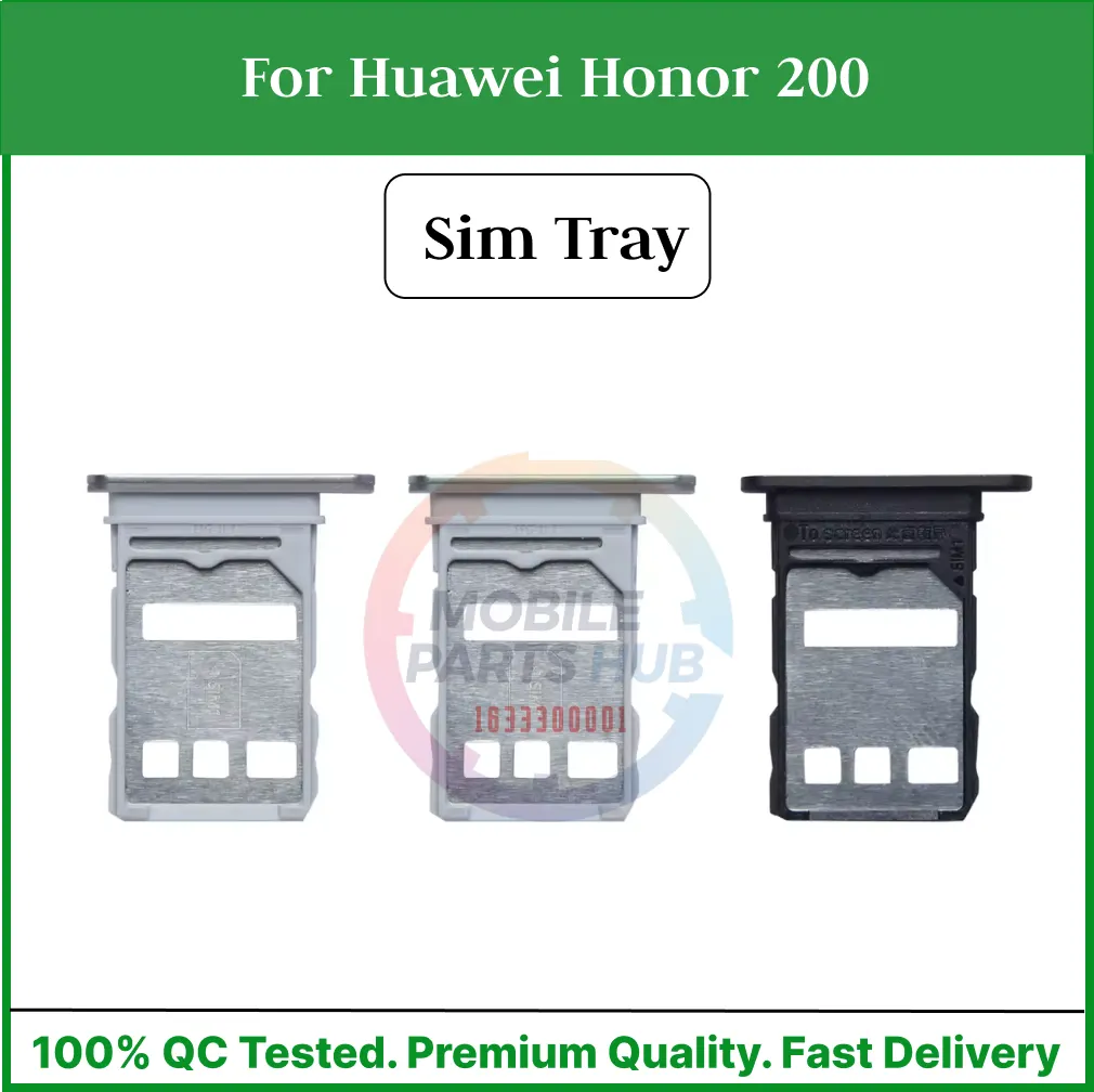 Huawei Honor 200  Sim Tray Micro SD Card Slot with Sim Ejector Pin Replacement Part Sim Trays & Ejector Pins Price in Bangladesh - Mobile.com.bd
