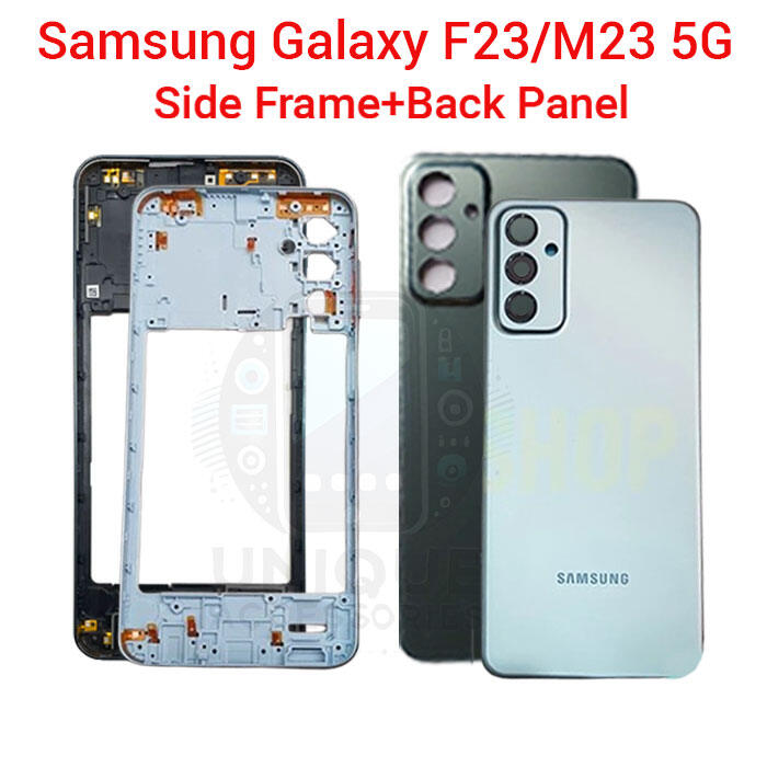 Samsung For Samsung Galaxy F23/M23 5G Side Frame + Back Panel Housing + Camera Glass Back shell Replacement Spare Parts Back Panels & Housings Price in Bangladesh - Mobile.com.bd