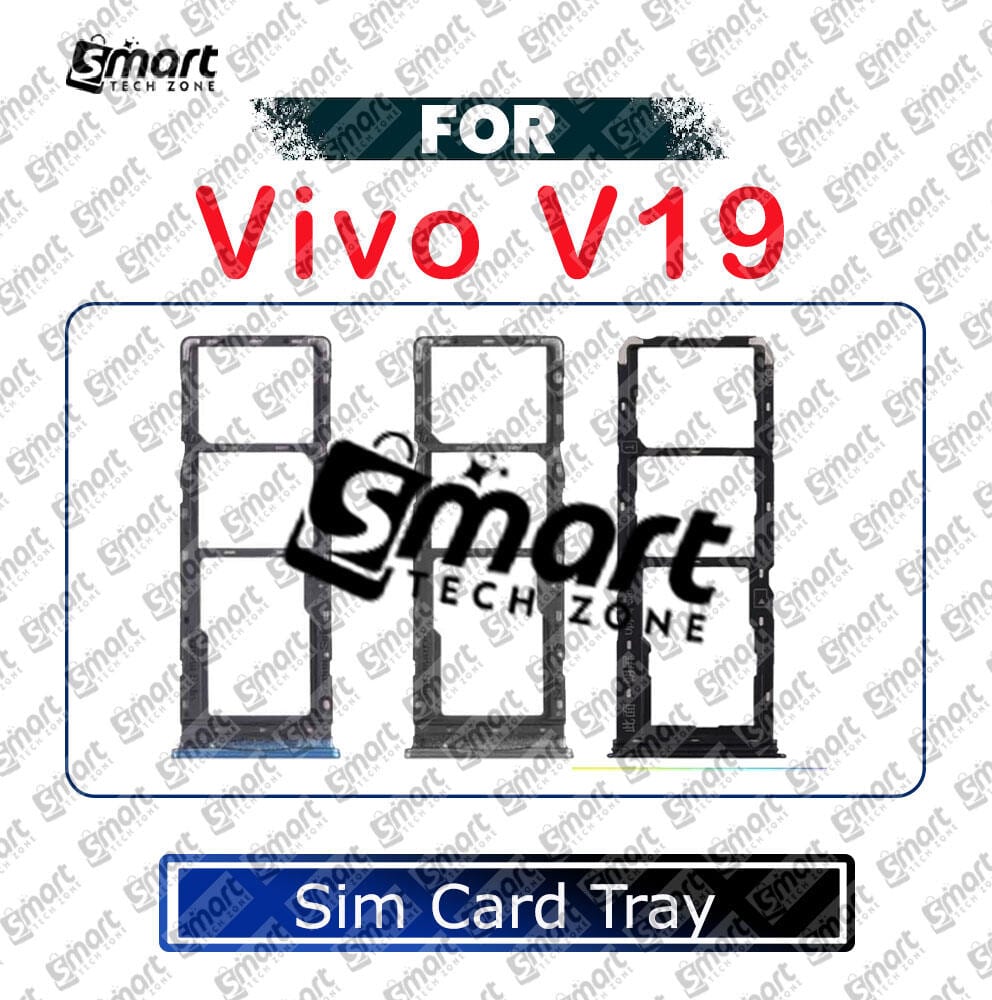 For Vivo V19 Sim Tray Micro SD Card Slot with Sim Ejector Pin Replacement Parts - Price in Bangladesh