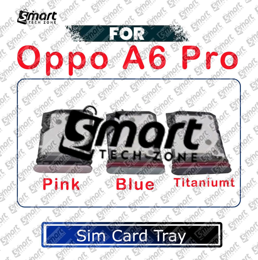 For Oppo A6 Pro Sim Tray Micro SD Card Slot with Sim Ejector Pin Replacement Parts - Price in Bangladesh