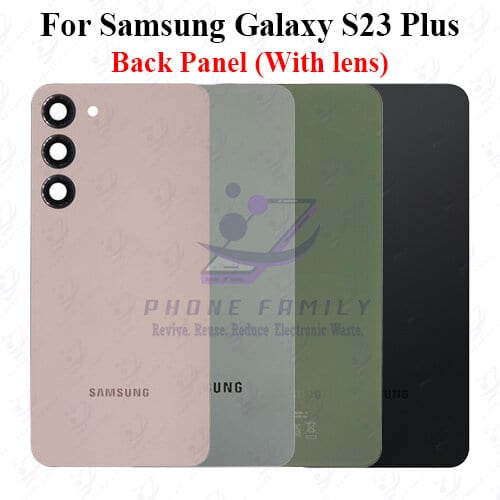 For Samsung Galaxy S23 Plus Back Panel/Backshell/ Casing +Camera Lens With Logo-All Colors Available - Price in Bangladesh