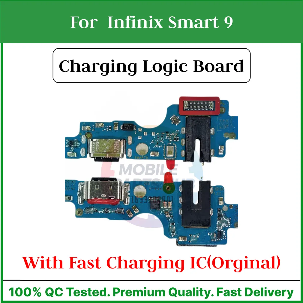 Charging Logic Board For  Infinix Smart 9 Charging Port For USB Plug PCB Dock Connector Replacement Parts Charging Port Parts Price in Bangladesh - Mobile.com.bd